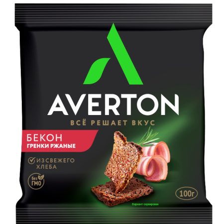 Вкус Гренки ржаные с беконом 100г