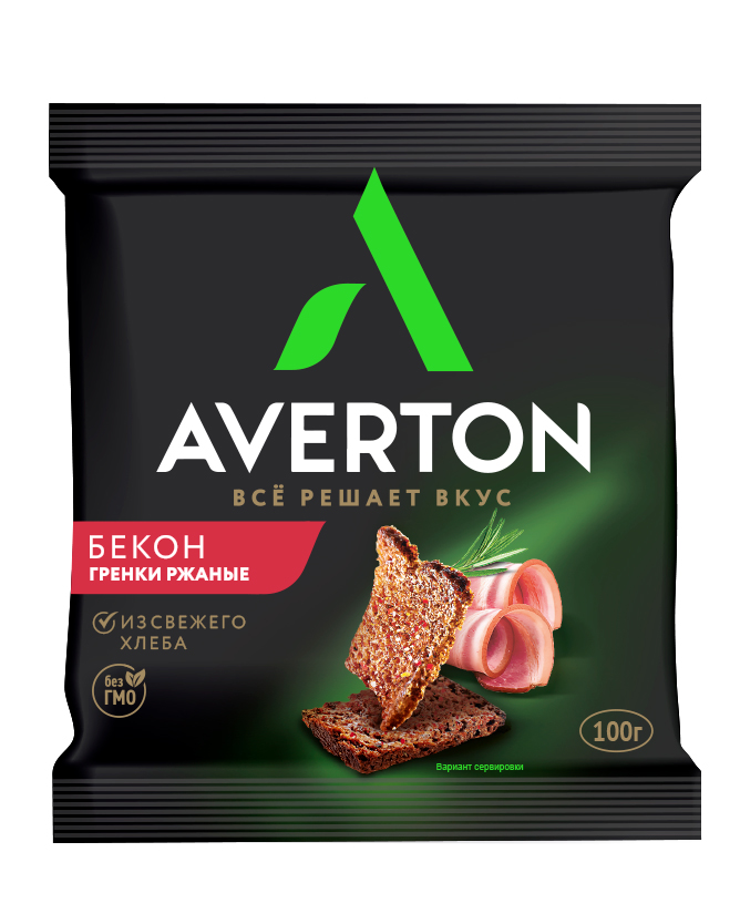 Вкус Гренки ржаные с беконом 100г